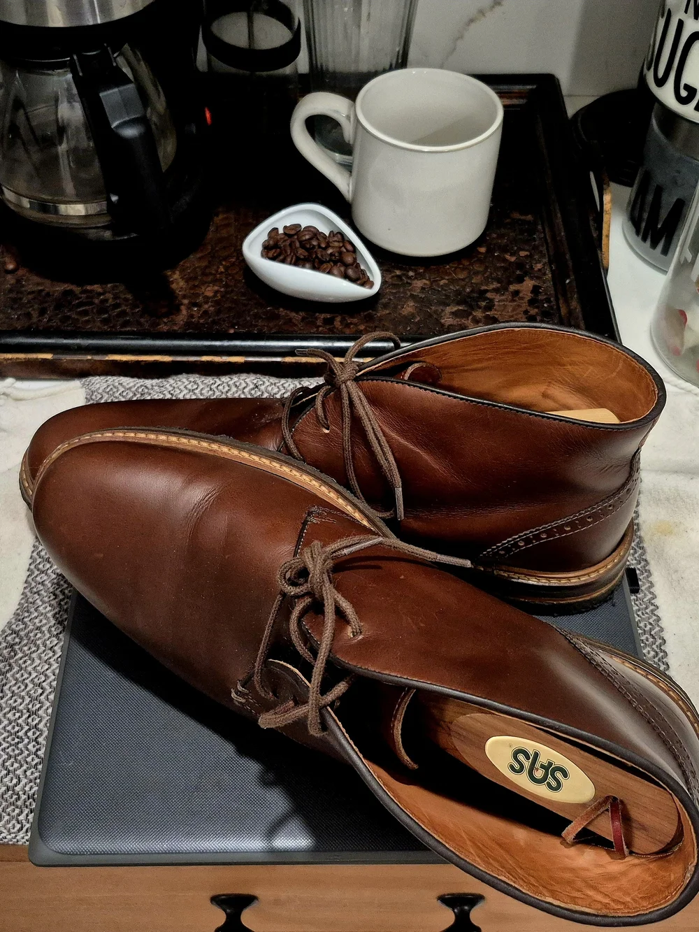 Men's Size 11.5 Johnston & Murphy Boots
